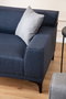 Atelier Del Sofa Petra 3 - Sofá de 3 Plazas Azul
